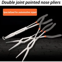 13 Inches Long Nose Pliers Needle nose Double Joint Flat Nose Pliers Round Automotive Repair Tools Multifunctional Hand Tool