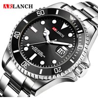 Watch Men Top Brand Luxury Fashion Diving Series 3ATM Waterproof Date Clock Black Sport Quartz Movement Watches for Men Relogios
