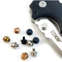 6 Colors CNC Folding Knife Titanium Thumb Pushed Knife Nail Rivet For Coldsteel Demko AD10 Knives DIY Making Accessories Screws