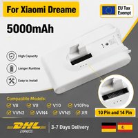 5000mAh Li-Ionen-Akku für Dreame V8 V10Pro V9P XR VVN3 VVN5 Handstaubsauger Ersatzakku