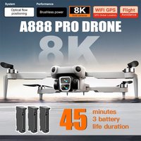 For Genuine A888 Pro Drone 4K Professional ESC Dual Camera Dron Optical Flow Localization 3-Sided Obstacle Avoidance Quadcopter