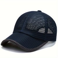 Quick Dry Mesh Baseball Hats Sun Protection Adjustable Outdoor Sports Hats Breathable Summer Baseball Cap For Man Women Unisex