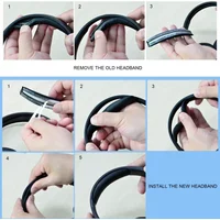 Replacement Ice gel / Leather Earpads / Headband For JBL Tune 700BT/710BT/720BT/750BT,750BTNC/760(760NC)/770(770NC) Headphones ,