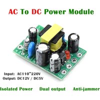 AC-DC Power Supply Module 110V-220V To 5V 12V Dual Output Isolated Converter 100mA 500mA For Arduino DIY Projects image 3