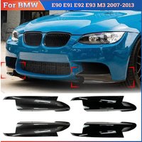 Front Bumper Side Splitter for BMW E90 E91 E92 E93 M3 2007 2008 2009 2010-2013 Front Bumper Guard Spoiler Modification Body kit