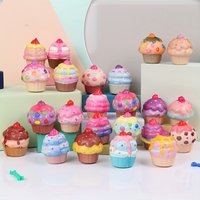 24 Mini Cake Squeeze Toys Christmas, Thanksgiving New Year Party Gifts Finger Stress Relief & Neurodevelopmental Toys