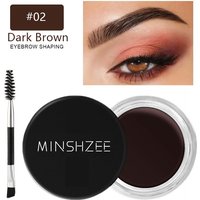 Quick Drying Eyebrow Pomade, Waterproof And Sweatproof With BrushEyebrow Dye Cream Brown, Light Brown Brow Drawing Non-BreakingL