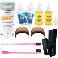 Lace Glue Hair Wax Stick Wig Glue Hair Gel Lace Glue Wig Salon Supplies and Equipment Wig Installation Kit Set Toupee Tape