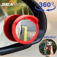 SEAMETAL Universal HD Car Rear View Mirror 360° Rotation Rainproof Strong Adhesion 3-in-1 Multi-purpose Car Blind Spot Mirrors