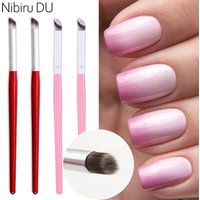 2/1pcs Professional Nail Art Brushes UV Gel Polish Painting Pen Gradient Design Brush Manicure Tool Nail Supplies for Home Use