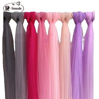 5-10M/Lot Encryption Soft Colorful Mesh Fabric Wedding Dress Skirt Wedding Decoration Clothing Mosquito Net Cloth RS4157