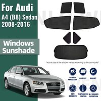 For Audi A4 B8 Sedan 2008-2016 Car Sunshade Front Windshield Frame Vehicle Curtain Rear Side Window Sun Shade Visor blinds