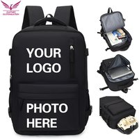 Laptop Bag custom logo travel Backpack Large Capacity Carry-Ons bag personality customization School Backpack DIY photo name