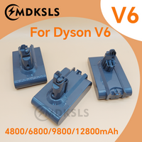 MDKSLS NEW 4800-12800mAh 21.6V Li-ion Battery for Dyson V6 Vacuum Cleaner DC58 DC59 DC61 DC62 DC74 SV09 SV07 SV03 965874-02 2026