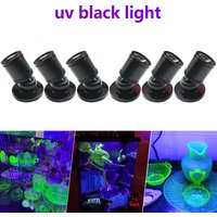 2/4 1W mini spotlights, UV black light fluorescent USB LED black light, indoor model display cabinet violet mini micro spotlight