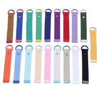 1pc Fabric Strap Keychain Strap Baggage Tag For Women Men Keyring DIY Backpack Pendant Key Chains Accessories