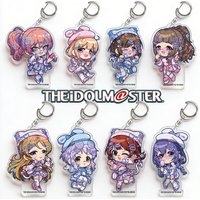 The Idolm@ster Million Live Mika Jougasaki Anzu Futaba Miku Maekawa Nao Kamiya Karen Hojo Mizuki Makabe Chibi Acrylic keychain