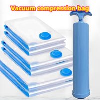 Vacuum Storage Bag Clothes Air Vacuum Bag with Pump Travel Essentials Household Clothing Quilt Blankets Storage and Sorting Bag