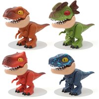 5 In 1 Dinosaur Model Pencil Sharpener Ruler Eraser Stapler Set Stationery Set Students Learning Tools Toys for Kids