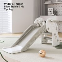 Toddler Kids Foldable Slide Baby Play Compact Portable Home Playground Multifunctional Non Slip Safety Rails Slide Waterslide