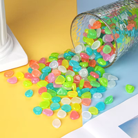 100 Pcs Luminous Rock, Stone Luminous Dark Garden Pebbles, Sidewalk Fish Tank Decoration, Aquariums, Fish Tanks loom