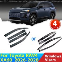 Car Deflectors For Toyota RAV4 XA60 Acessories RAV 4 6th 2026 2027 2028 Auto Window Visor Rain Eyebrow Guards Protector Covers