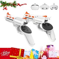 Enhance FPS Game Experience VR Handle Attachment For Meta Quest 2/3/3s, VR Accessories for Quest 2, Gunstock Grip For Quest 3/3s