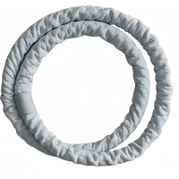 Flexible Hose Spring Hula Hoop, Weight Loss Training Abdomen, Fast Folding Portable Slimming Shaping, Ice Silk Cool Hula Hoop