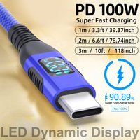 60/100W 480Mbps USB Fast Charging Cable Fast Transfer Type C to USB C Fast Charging Charger Cable Wire For iPhone Xiaomi Samsu