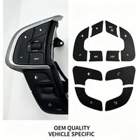 For Citroen C4L Worn Steering Wheel Multifunction Button Repair Sticker Switch Cover Decal