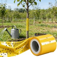 1 Roll of Self-Adhesive Tree Pest Control Tape (10cm Wide, 5m Long) Suitable for Apple Cherry Trees Used for Garden Protection