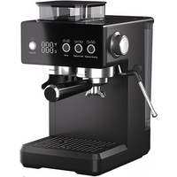 3-in-1 Semi-Automatic Espresso Machine with Built-in Grinder & Milk Frother | Cold Brew Function | 20Bar Pump for Home Barista