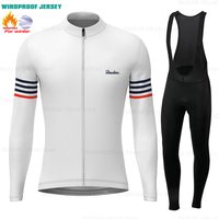 AliExpress RAUDAX Raudax Winter Windproof Fleece Jersey Ropa De Hombre Long Sleeve Winter Cycling Clothing Mountain Bike Warm Road Bike Sportswear