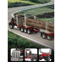 Classic American Wooden Truck DIY Building Model Vintage Craft Assembly Sets Construction Collection Ornament Desk Decor Gift