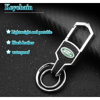 1Pc 3D Metal Car Styling Badge Keychain Key Ring Accessories For Land Rover Defender Range Rover Freelander 2 Discovery 3 Sport