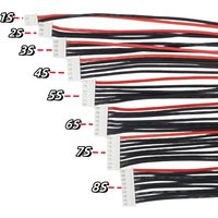1S 2S 3S 4S 5S 6S 7S 8S Lithium Battery Single Head Balanced Charging Cable IMAX Connector Plug Cable Wholesale 50cm Long Style