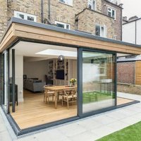 Sixinalu Sunroom Casement Doors Front Interior Door For Home Patio Entry Sliding Door Aluminum Alloy Glass Home Decor Customize
