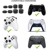 8pcs Controller Silicone Analog Thumb Stick Grip Cap for Xbox One/S/Series X S/PS5/PS4/Switch Pro Gamepad Replacement
