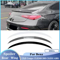 Rear Trunk Wing Spoiler Tail Fin for Mercedes Benz CLE Coupe C236 CLE260 300 CLE53 AMG 2024+ Tail Wings Splitter Car Accessories