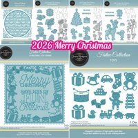 Christmas Toy Frame Santa's Workshop New Metal Cutting Dies Stamps Scrapbook Diary Decoration Embossing Cut Dies Template DIY