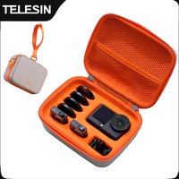 TELESIN DisAdv Portable Case Action Camera Storage Bag for DJI Osmo Action 6 5pro 4 Protective Waterproof Storage Box Handbag