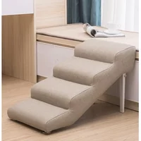 Non-Slip Pet Stairs for Senior Dogs High-Elasticity Climbing Ramp with Foldable Safe Durable Sofa Steps Portable Dog Ladder