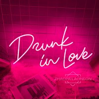 Wedding Neon Sign Drunk In Love Neon Led Sign Wedding Decoration Wall Hanging Neon Lights Engagement Proposal Party Decor Sign