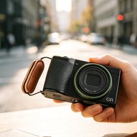 Genuine Leather Finger Loop Wrist Strap for Ricoh GR3 GR3X GR4 GR2 Camera Hand Grip Anti-Drop Lanyard Accessories