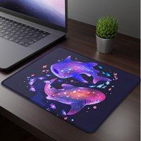 Small Mouse Pad Starry Whale Shark Keyboard Mat Pc Gamer Gaming Accessories Deskmat Mausepad Mousepad Mats Mause Pads Desk Mice