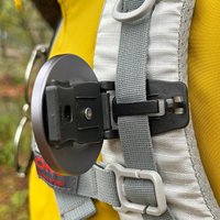 Mountaineering Bag Shoulder Strap Mount Magnetic MOLLE Fixed Buckle Bracket Outdoor Backpack Mobile Phone Quick Release Mounting