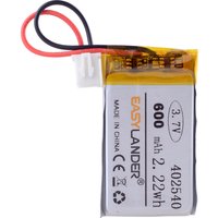 XHR-2P 2.54 402540 3.7V 600MAH Lithium Polymer Li-Po li ion Rechargeable Battery cells For Mp3 MP4 GPS mobile bluetooth