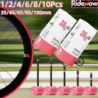 AliExpress NONE 1/2/4/6/8/10Pcs RideNow TPU Road Bike Inner Tube 700x18-32C Presta 35/45/65/85/100mm Valve Super Light Weight Road Bike Tubes
