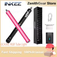 INKEE GCA30C Full Color RGB Tube Light 30W 2000k-10000k Air Inflatable Fill-Light Portable Handheld LED Light Stick, Length 90cm
