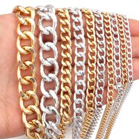 5Yards/Roll Metal Aluminum O-Shaped Chains Twisted Chain Bulk Chain For Jewelry Making Bracelet Necklace Bag Chain Accessories